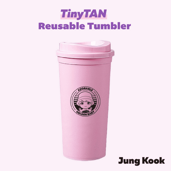 BTS TinyTAN Official Licensed BTS EcoCup Reusable Tumbler 16.9 oz - Jungkook