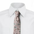 thumbnail image 2 of Floral Necktie, Exotic Colorful Flowers Art, Dress Tie, 3.7", Multicolor, by Ambesonne, 2 of 3