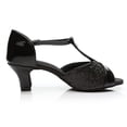 thumbnail image 4 of Chaussures Sandales de Danse pour Femmes Couleur Mode Rumba Valse Bal de Promo Danse de Salon Latin Salsa, 4 of 8