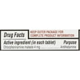 thumbnail image 3 of Major Pharmaceuticals Allergy 4 Hour Chlorpheniramine 4mg Tablets, 24 Count, 3 of 6