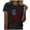 Black, variant on Uaswgudfs ​Women's Patriotic US Flag Sequined Star Striped T-Shirt - 4th of July Glamorous Tops & Shirts Multicolor L