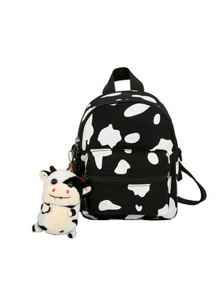 Mini Backpack for Women Girls, EEEkit Black White Checkered Bag, Small  Travel Daypack for Teens and Kids, School Bookbag