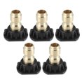 thumbnail image 1 of Alta Presión Lavadora Rociador Boquilla Conector Negro 5uds, 1 of 1