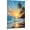 Frame-style, variant on Tropical Beach Sunset Wall Art Palm Trees Coastal Ocean Nature Decor Poster