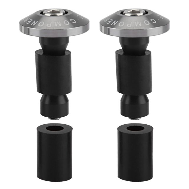 Tapas de tapón deslizante para manillar de motocicleta, 22mm, 7/8 pulgadas, para carreras, ATV, todoterreno, titanio