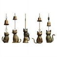 thumbnail image 2 of Cat Wind Chime Cat Garden Decor  Outdoor Cat Statue Themed Gifts Wind Chimes for Cat Lovers Women Hanging Memorial Ornaments Wind chimes Bell Outside Yard Home Porch Decorations-1 pack, 2 of 10