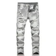 thumbnail image 2 of Tiijoy Boys Distressed Ripped Jeans Stretch Fit Denim Trousers, Sizes 7-16, 2 of 8