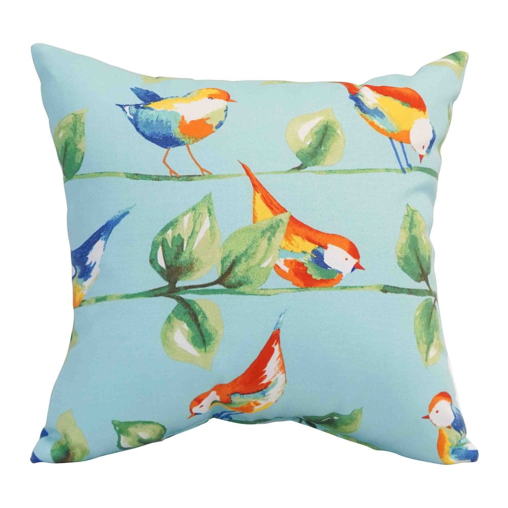 Blazing Needles 17-inch Square Polyester Outdoor Throw Pillows (Set of 4)