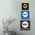 thumbnail image 4 of Signs ByLITA Square Halt! Who Goes There? Sign (Brushed Gold) - Small, 4 of 6