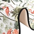 thumbnail image 6 of Dreamtimes Tropical Palm Trees Landscape Hallway Runner Rug 2'x6' Kitchen Rug with Rubber Backing Flamingos Non Slip Entryway Rug Runner Washable Soft Area Rug for Hallway Bedroom Kitchen Decor, 6 of 6