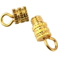 thumbnail image 5 of 300 Sets 14 x 3.5 mm Barrel Screw Clasps for Jewelry Making, Copper and Plating Twist Clasps for DIY Jewelries, Necklaces, Bracelets and Anklets (100 PCs Each in Gold, Silver and Platinum), 5 of 5
