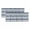 Navy blue, gray, light blue, variant on Valances for Windows, Blue Brown Striped Kitchen Curtains Valances 2 Pack for Living Room Bedroom Bathroom, Farmhouse Stripes Modern Abstract Art Light Filtering Curtains Rod Pocket Valance 42"x12"