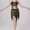 Black, variant on Women's Belly Dance Hip Scarf, Belly Dance Skirt Wrap with Sequins Rings, Belly Dancer Costume for Bellydance,Zumba Free Size