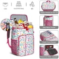 thumbnail image 5 of Travel Cooler Bag - Pioneer Flower Floral Print Pattern Camping Beer Cooler Backpack with Bottle Opener- Waterproof Insulated Picnic Backpacks - Cooler Bag for Beach, 5 of 6