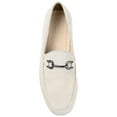 thumbnail image 4 of Journee Signature Womens Genuine Leather Giia Loafer Round Toe Slip On Flats, 4 of 8