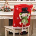 thumbnail image 4 of Fundas Para Sillas De Comedor Protector de silla de dibujos animados de Navidad para decoraciones de fiesta de Año Nuevo (JT310), 4 of 5