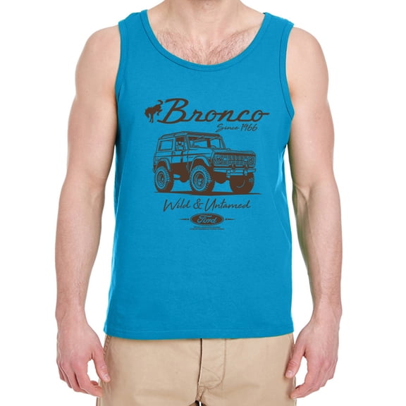 Bronco Ford Tank Tops Mens Graphic Tees Sleeveless Shirts