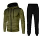 thumbnail image 1 of Conjunto deportivo informal con capucha para hombre, conjunto de chándal deportivo suave y elegante, ropa completa con cremallera completa, sudadera con capucha y pantalones, 1 of 5