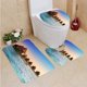 thumbnail image 1 of ABPHQTO Isla en Ocean Villas sobre el agua al atardecer Juego de alfombras de baño de 3 piezas Alfombra de baño Alfombra de contorno y tapa de inodoro ABPHQTO  Cont-CHAPPLE-24255, 1 of 2