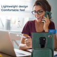 thumbnail image 4 of Funda tipo cartera para Huawei Mate 20 con tarjetero y correa para el hombro para mujer, 4 of 5