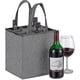 thumbnail image 1 of 6 Bottles Carrier Bags Wine Bottle Carriers Felt Wine Tote Bag_k05, 1 of 4