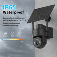 thumbnail image 4 of Liwan 4G LTE Cellular Solar Security Camera, Wireless Outdoor No WiFi Camera, 360 Live View, 4MP Color Night Vision, PIR, 2-Way Talk, 4 of 12