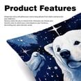thumbnail image 2 of Polar Bear Chair Pillow Covers Set of 2 Throw Pillow Decorative Pillows Velvet with Unique Patterns for Various Occasions - Available in 16x16, 18x18, and 20x20 Inches, 2 of 6