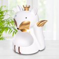 thumbnail image 4 of Resin Storage Figurine Ornaments Container Sculpture Bowl Collectibles for Desk Office Furnishings Living Room Decor , white, 4 of 8