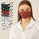 thumbnail image 1 of Tal Máscara De Navidad Máscara De Tela Lavable Reutilizable Y Ajustable Tela Protectora Niños (Gorro De Navidad) LingWen 8390606293107, 1 of 1