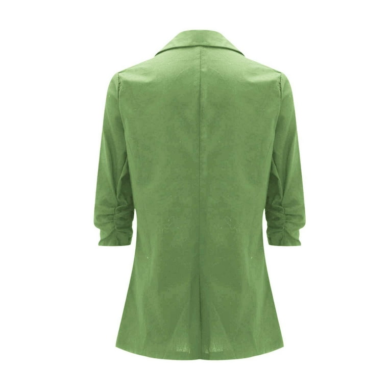 TANGNADE Linen Suit Jackets Women Casual 45355 Stretchy TANGNADE Linen Suit Jackets Women Casual 45355 Stretchy
