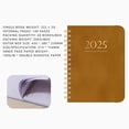 thumbnail image 4 of 2025 Leather Bound Planner: A5 Wire Bound Weekly & Daily Journal Your Ultimate Organizer For A Stylishly Productive Year, 4 of 4
