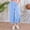 Light Blue, variant on Harem Pants Women Boho Elephant Pants High Waisted Hippie Clothes Button Down Pants With Loose Waistband Pockets for Yoga L