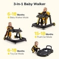 thumbnail image 5 of HARPPA Baby Walker for Babies 6-18 Months, Foldable Activity Push Walker, Black, 5 of 8