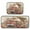 Santa Claus Sitting in Chair, variant on 2-Piece Kitchen Rugs Set Non-Slip Mats Carpet Floor for Kitchen, Bathroom (19.7"x27.6" & 19.7"x47.2") Santa Claus Sitting in Chair