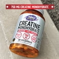 thumbnail image 5 of NOW Sports Nutrition, Creatine Monohydrate 750 mg, Mass Building*/Energy Production*, 120 Veg Capsules, 5 of 11