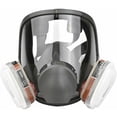 thumbnail image 1 of Respirador reutilizable de cobertura total 16 en 1 Respirador de vapor orgánico para pintura, pulido, soldadura y otros trabajos de protección Máscara de gas Máscara + Cartucho de filtro, 1 of 5