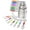Multicolor, variant on PETGLE Measuring Cups and Magnetic Measuring Spoons Set, 16Pcs | 8 Stainless Measuring Cups, 7 Double-sided Magnetic Measuring Spoons & Leveler for Spice Jar and Liquid Measuring, Gray