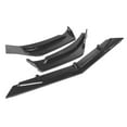 thumbnail image 4 of For 2019 - 2021 Chevrolet Malibu Carbon Fiber/Glssy Black Look Front Bumper Lip Body Kit Spoiler, 4 of 15