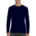 thumbnail image 2 of Gildan Mens Soft Style Long Sleeve T-Shirt, 2 of 5