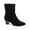 Black MC, variant on Womens Piviee Faux Suede Zipper Ankle Boots