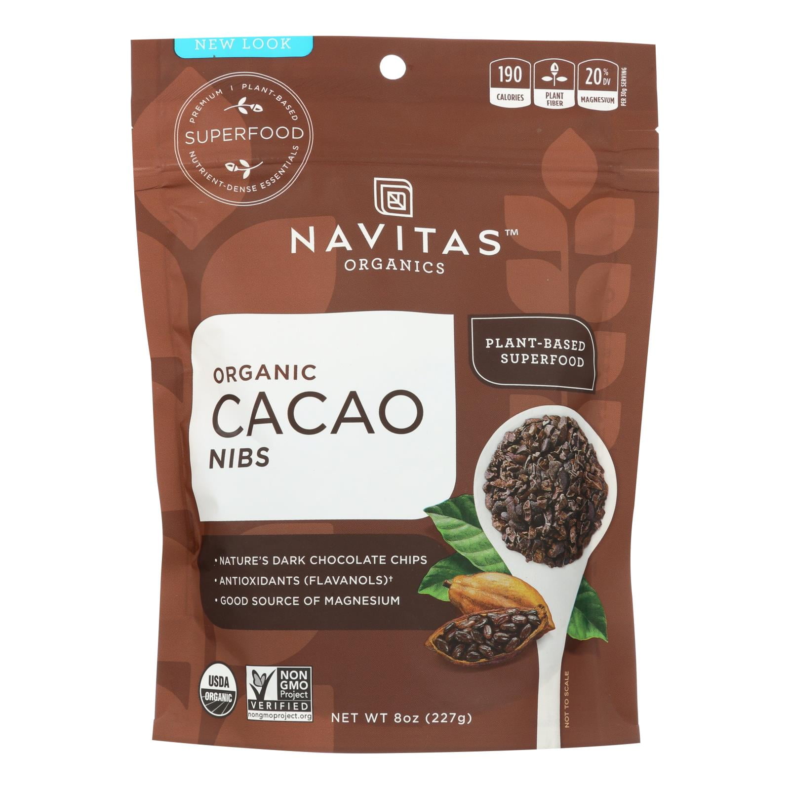 Navitas Cacao Nibs, 8 oz