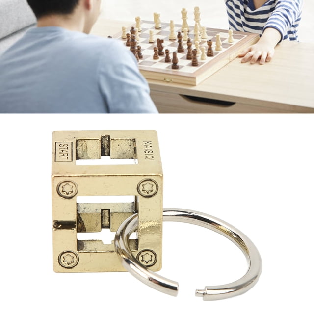 Juguete de Rompecabeza de Brainteaser, Juegos de Cerebro de Rompecabeza Prueba de Lógica de Juguete 3d Caja para Casa para Niños