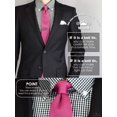 thumbnail image 3 of GFDYREE Men's Knit Tie Slim Skinny Square Necktie Width 2.2 inches Washable Solid Color and Gift Box, 3 of 6