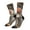 2 Black-2, variant on Vintage Floral White Horse Print Adult Socks for Men & Women,Calf Socks, Ankle Socks,Boots Socks,Breathable Casual Sock,Unisex Crew Socks