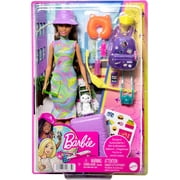 Barbie It Takes Two Teresa Doll and Accessories Travel Set with Working Suitcase, Puppy &10+ Pieces