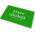 thumbnail image 2 of ADA CENTRAL SIGNS - 6" X4" Staff Lounge Sign - ADA Compliant Tactile Graphics Grade 2 Braille Text | Wall Mount Plastic Staff Privacy Signs for Offices, Hotels, Schools, Apartments, and Restaurants, 2 of 7