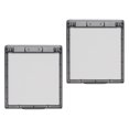 thumbnail image 1 of Houderco 2Ud Cubierta Transparente Para Interruptor Auto Adhesiva Con Protección Salpicaduras Color Gris, 1 of 8