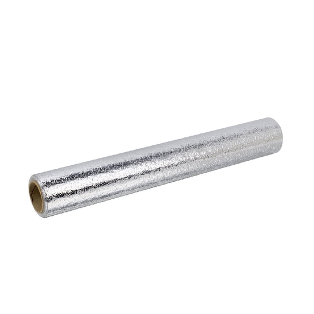 Pegatinas de papel tapiz a prueba de aceite, papel de aluminio impermeable, autoadhesivo Eccomum Silver/0.6m x 5m