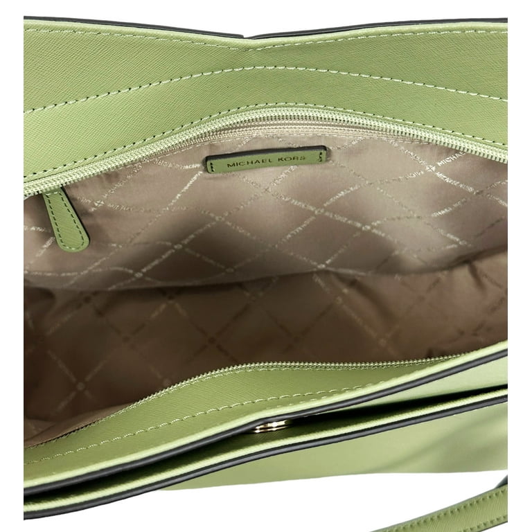 Michael Kors Lime Green Studded Leather HandBag Shoulder Bag Purse