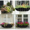 thumbnail image 7 of Replaceable Plant Basket Liner for Plant Hanging Basket,Bexikou 3 Pcs Trough Fabric Planter Basket Liner,36 inch Garden Flower Vegetables Pot Liners for Hanging Basket, 7 of 7